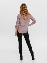 Camisa de Algodón Onlvega L/S Purpura