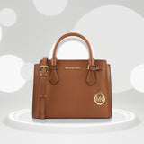 Cartera Michael Kors HOPE Messenger Leather Luggage MdColor LUGGAGE