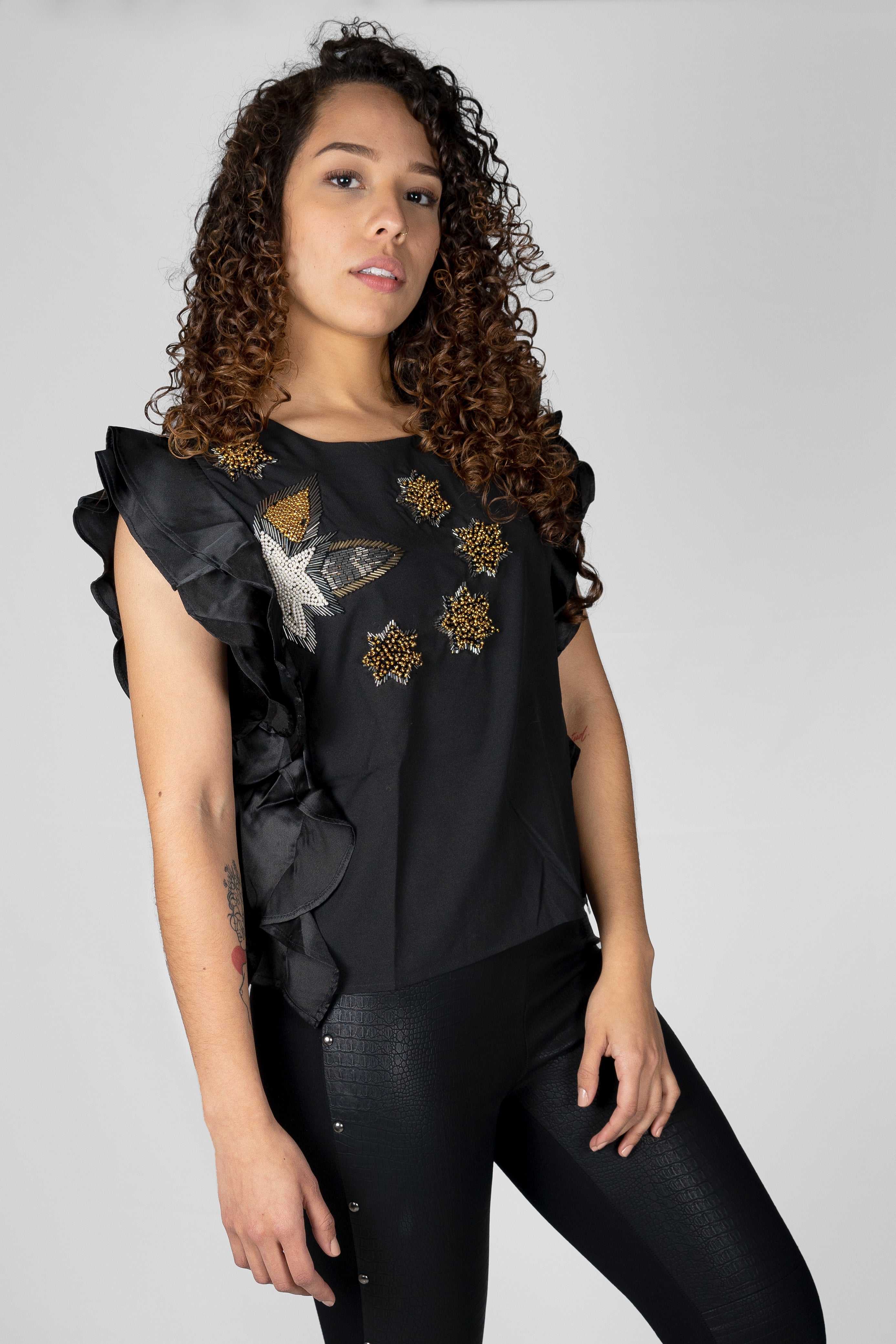 Blusa Rapsodia Chir Negro