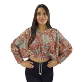 Top Vero Moda Terracota Style SPIRAL L/S TOP(BJ)