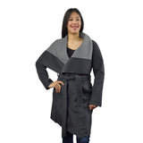 Blazer Vero Moda Gris  Style CONTRAST L/S DF WOOL COAT(VMC-NL)