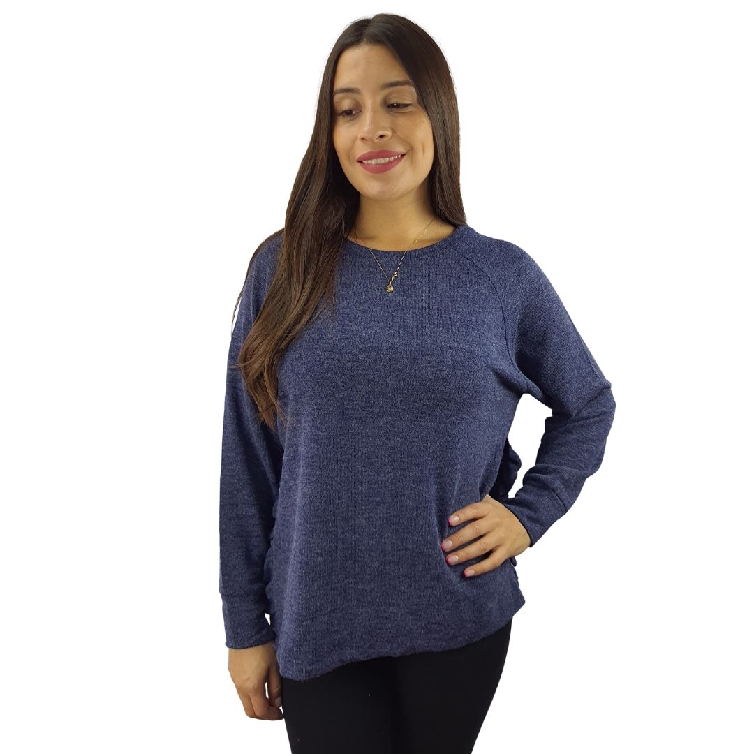 Sweater Vero Moda Azul Style FLOUNCING L/S SWEAT(HOMEWEAR)