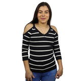Blusa Vero Moda Negro Style CUT 3/4 KNIT(NL)