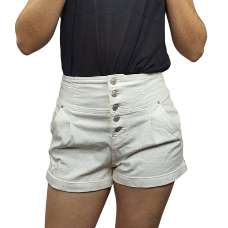 Short Vero Moda Blanco Style CADIAC HW DENIM SHORTS(MP)