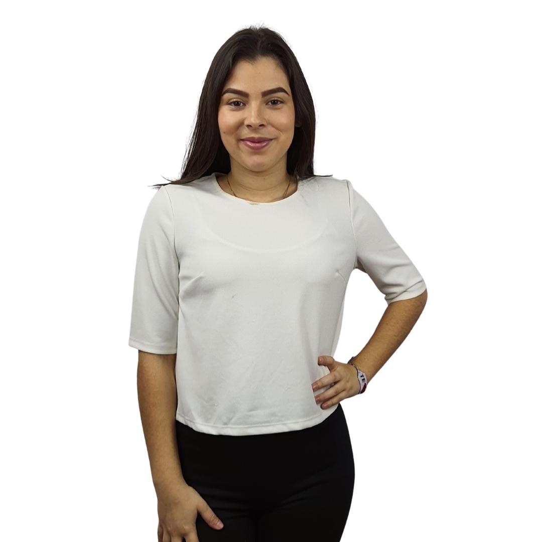 Blusa Vero Moda Blanco Style VOSS 1/2 TOP(VMC-HH)