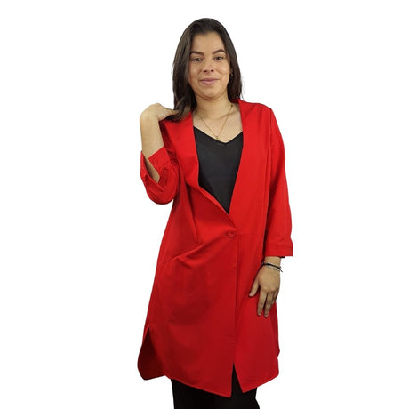 Blazer Vero Moda Rojo Style ALICE 3/4 LONG BLAZER(BN-ET-3)