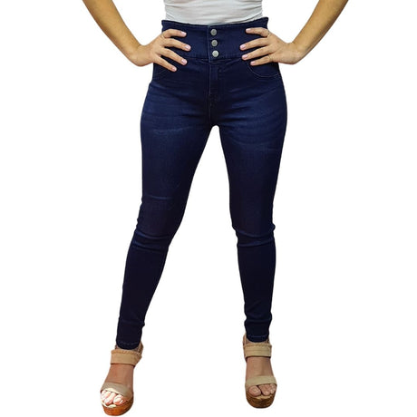 Pantalon Veromoda Azul Oscuro Style FORD 9/10 HW X-SLIM JEANS(CP)