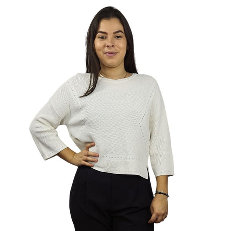 Sweater Vero Moda Blanco Style MODERNISM 3/4 KNIT(PM-ET-2)