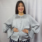 Blusa Vero Moda Gris Style EAGER L/S SHIRT(VMC-DR)