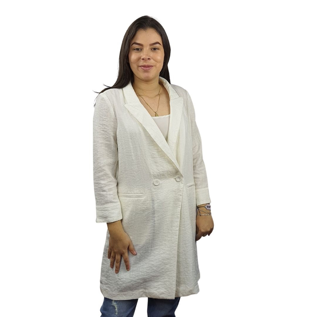 Blazer Vero Moda Blanco Style OCEANUS 3/4 BLAZER(VMC-NE-EC-2)