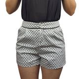 Short Vero Moda Negro y Blanco Style GAIA SHORTS(VMC-PM-ET-2)