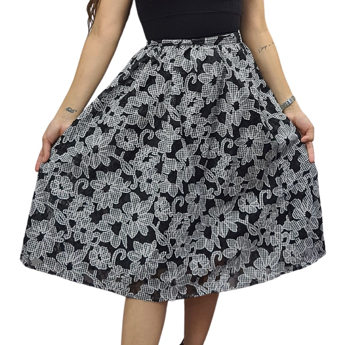 Falda Vero Moda Negro Style RICHARD SKIRT(VMC-NN)