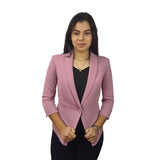 Blazer Vero Moda Rosa Vieja Style RETAIL ASHLEY SOLID 3/4 BLAZER(VMC-NL)