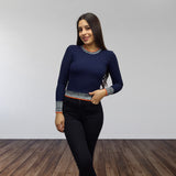 Sweater Vero Moda Azul Oscuro Style HARRY L/S KNIT(UM)
