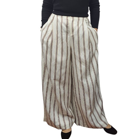 Pantalon Vero Moda Blanco Style BEAMS 9/10 WIDE PANTS(NE-EC-2)