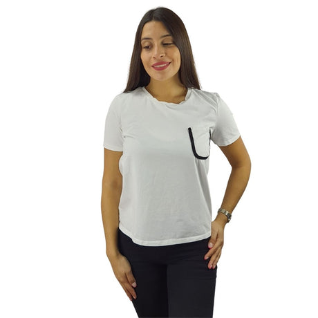 Polera Vero Moda Blanca Style  EGLISE S/S TOP CL10(SL)