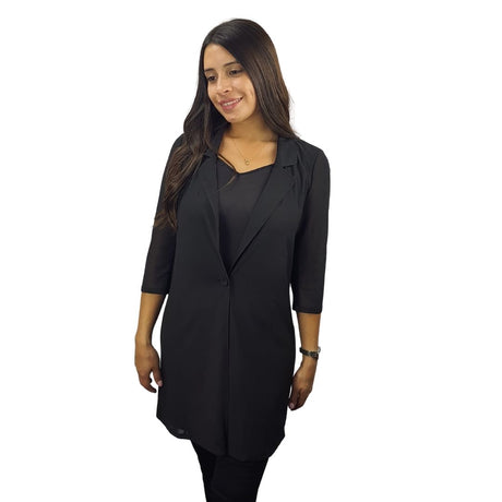 Blazer  Vero Moda Negro  Style MESH 3/4 BLAZER(TP)
