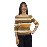 Blusa Vero Moda Marron Style DONNA 3/4 KNIT(LL)