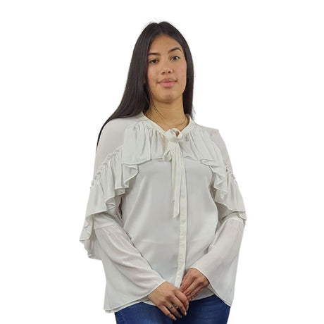 Blusa Vero Moda Blanco Style RAY L/S SHIRT(VMC-NR)