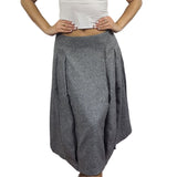 Falda Vero Moda Gris Style PANSY MIDI SKIRT(VMC-UM)