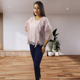 Blusa Vero Moda Rosa Vieja Style JOHN 3/4 JERSEY TOP(VMC-BJ)
