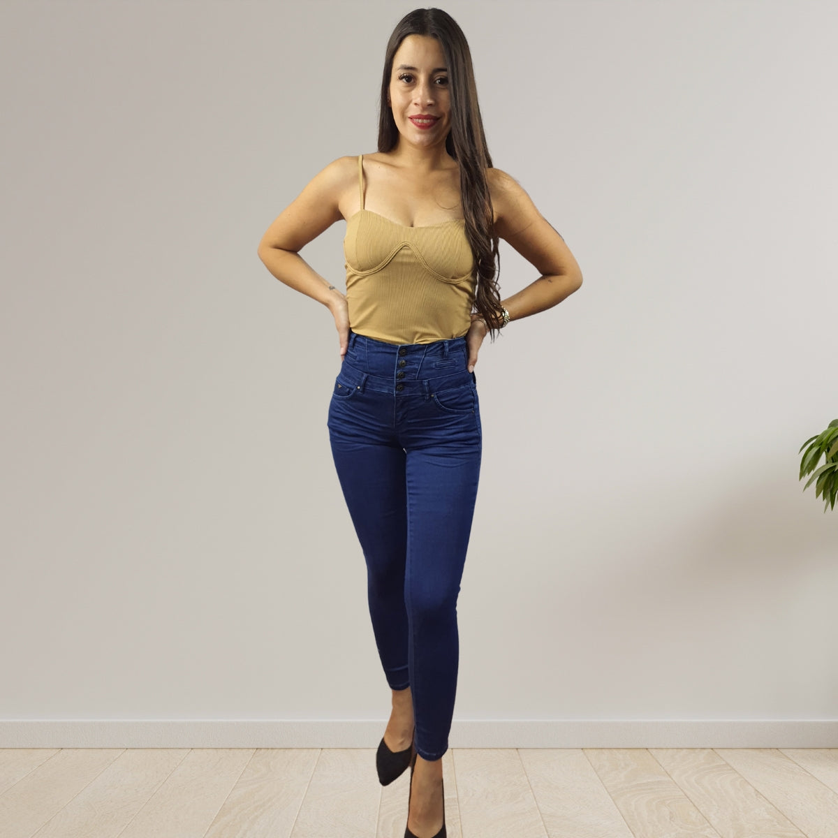 Jeans Vero Moda Azul Oscuro Style EILEEN HW X-SLIM JEANS(BT)