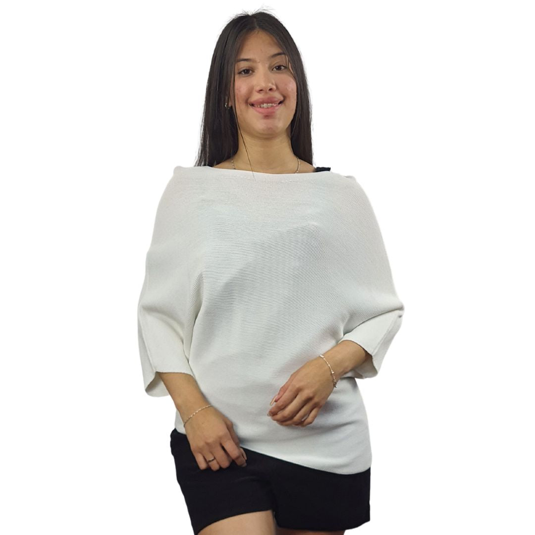 Blusa Vero Moda Blanco Style MIX 3/4 KNIT(LL)