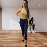 Jeans Vero Moda Azul Oscuro Style SALLY 9/10 X-SLIM JEANS(RN)