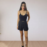 Short Vero Moda Negro Style SHANGHAI LAYERS CORONATION MW SHORTS(LL)