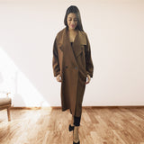 Blazer Vero Moda Marron  Style MARA SOLID L/S COAT(VMC-NC)