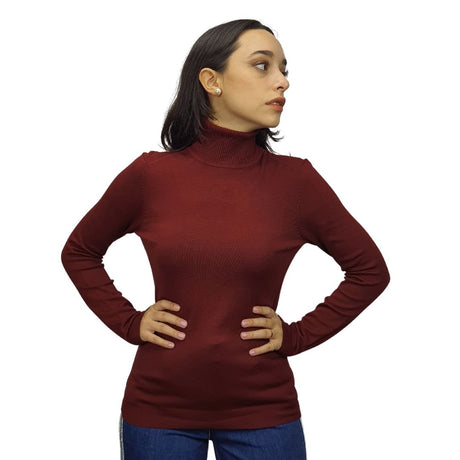Blusa Vero Moda Vino Style GLORY BASICROLLNECK KNIT(EL)