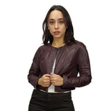 Chaqueta Vero Moda Vino  Style ANN PU L/S JACKET(PM-ET-2)
