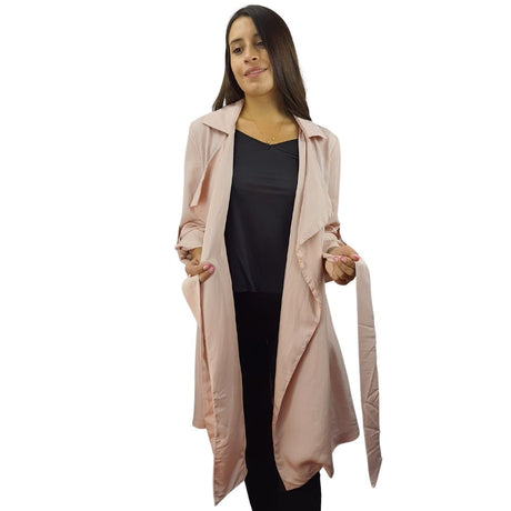 Tapado Vero moda Rosa Vieja Style CAMEL L/S COAT(DR)