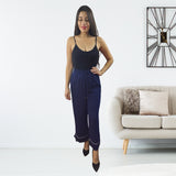 Pantalon Vero Moda Azul Oscuro Style BEA 9/10 LOOSE PANTS(MM)