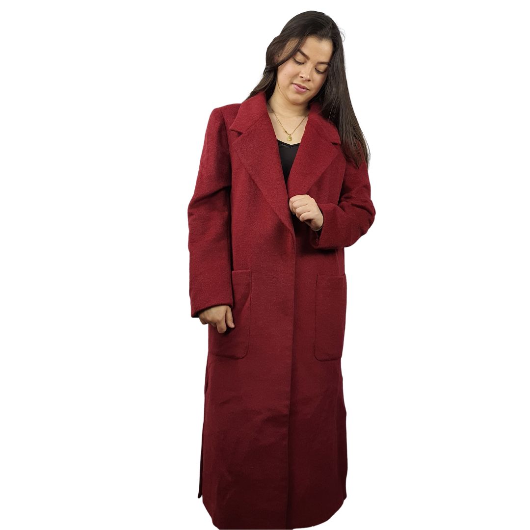 Blazer Veromoda Vino  Style EC LAST LONG L/S WOOL COAT(EL)