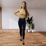 Jeans Vero Moda Azul Oscuro Style HEXAGON 9/10 HW X-SLIM JEANS(FL)