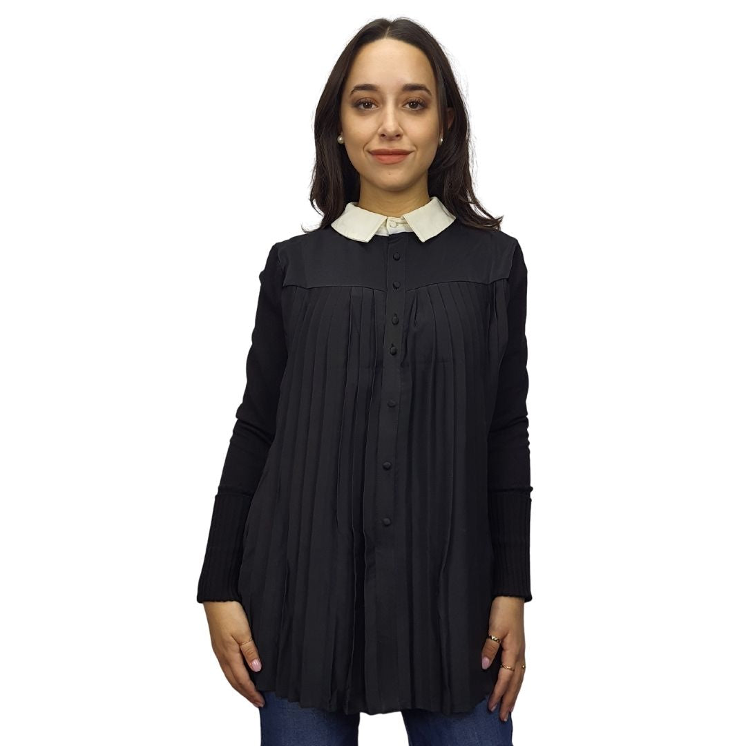 Sweater  Vero moda Negro Style PIERROT L/S KNIT(VMC-PM-EC-1)