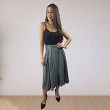 Falda Vero Moda Verde Style ARIA SOFT MIDI SKIRT(VMC-LL)