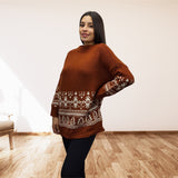 Sweater Vero Moda Marron  Style LENA L/S KNIT(BN-EC-2)