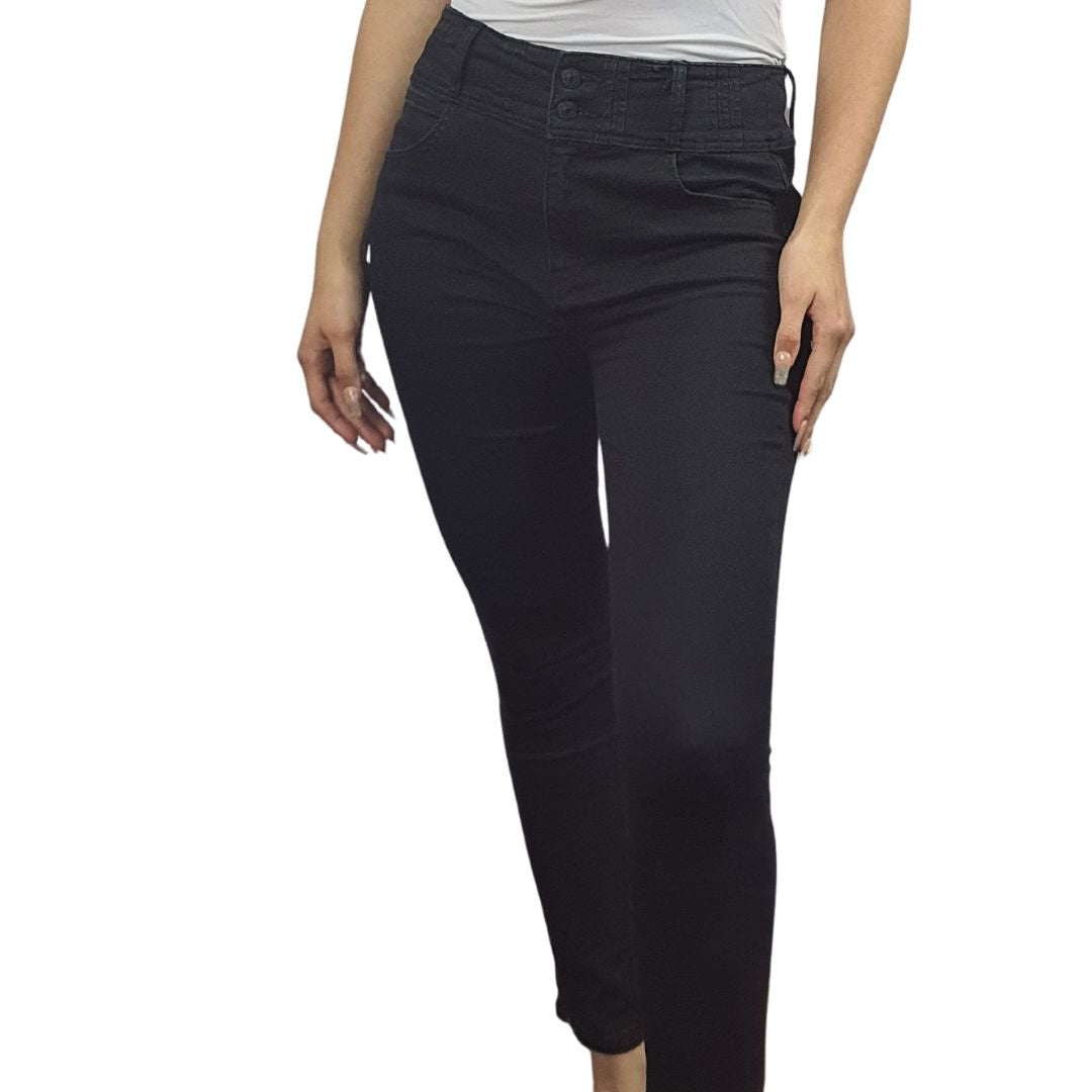 Jeans Vero Moda Negro Style RODE 9/10 HW X-SLIM JEANS(RN)