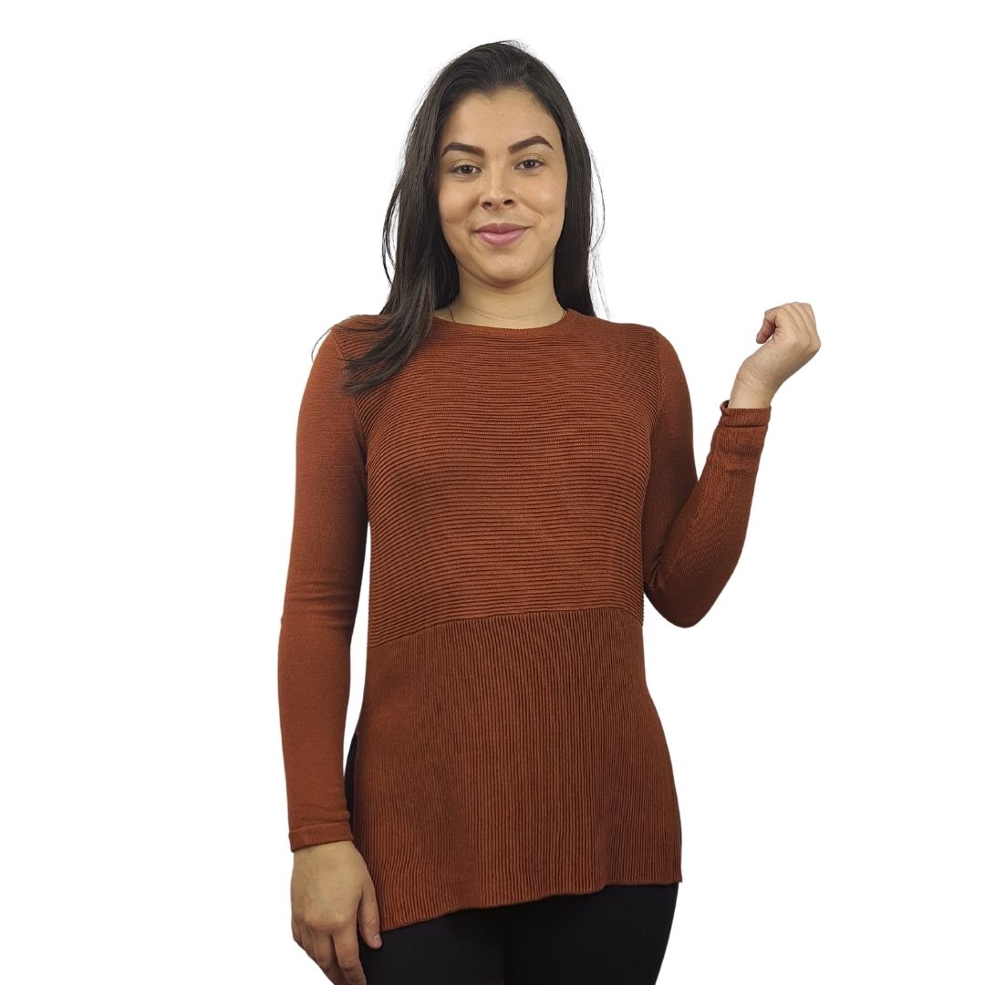 Sweater Vero Moda Marron  Style PALOMA L/S KNIT(VMC-BN-EC-2)