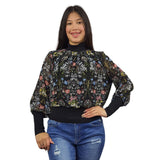 Blusa Vero Moda Negro Style JENNIFER L/S TOP(DR)