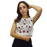 Top Vero moda Blanco  Style CHERRY S/L TOP(HH)
