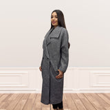 Blazer Vero Moda Gris Style MARA L/S WOOL COAT(VMC-NL)