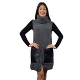 Vestido Vero Moda Gris  Style PENCIL S/L KNIT SET(MW-EC-3)