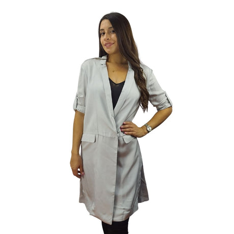 Blazer Vero moda Gris  Style LOLITA SOLID 3/4 BLAZER(VMC-NE-EC-3)