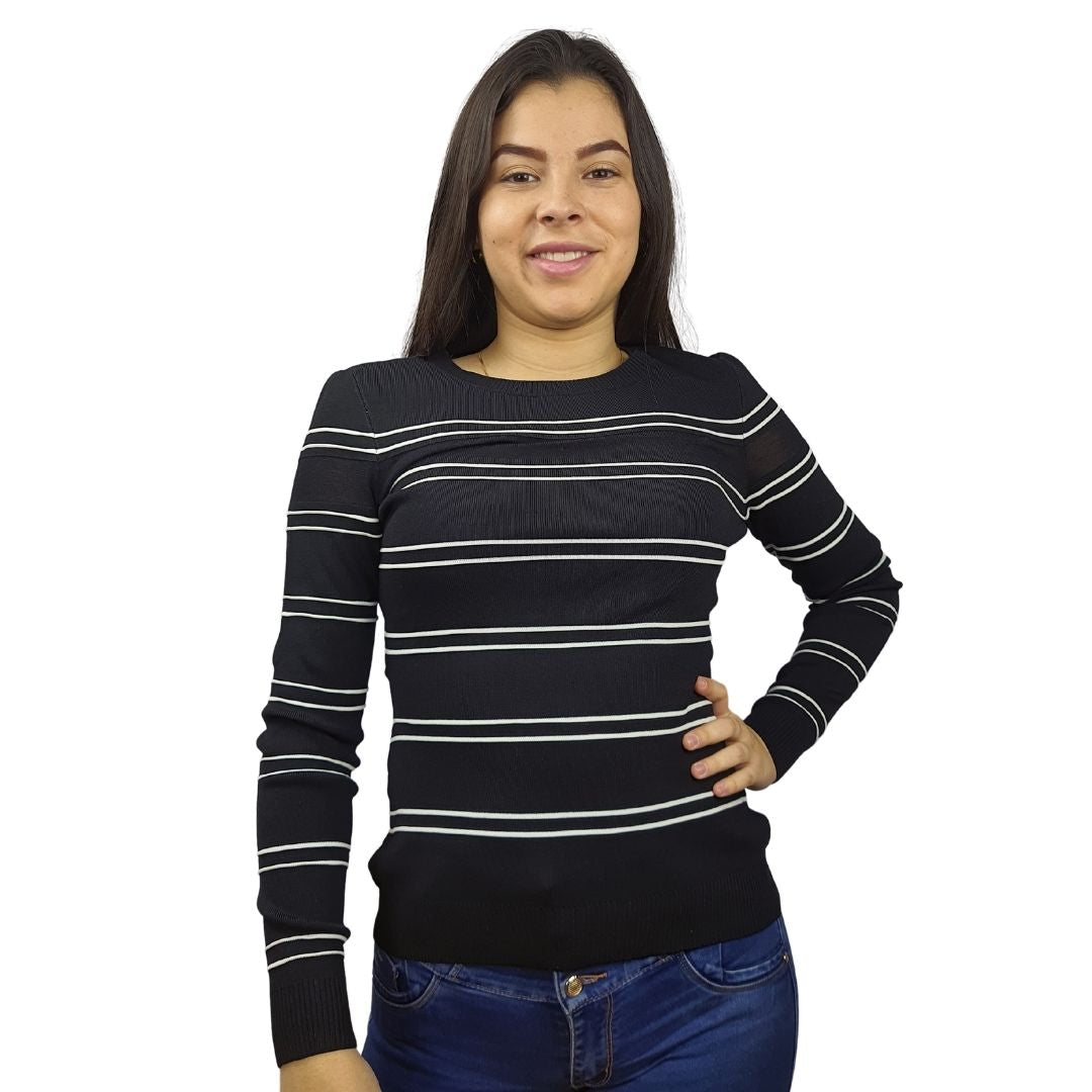 Sweater Vero Moda Negro Style PELA L/S KNIT(NL)