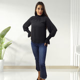 Blusa Vero Moda Negro Style MIRANDA L/S WOVEN TOP(VMC-NC)