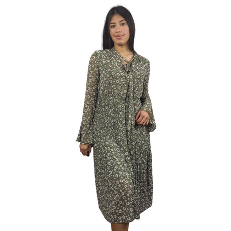 Vestido Vero Moda Verde Style VERA L/S LONG SHIRT CL1(VMC-DR)