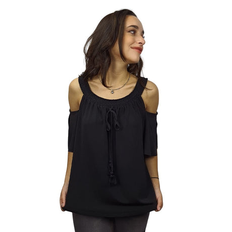 Blusa Vero moda Negro Style PAM S/S TOP(HH)